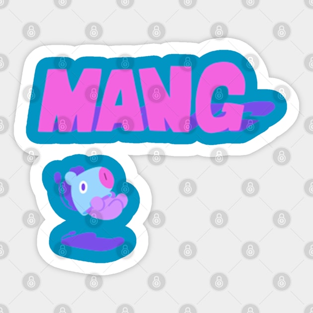 BT21 Mang Sticker by ZeroKara